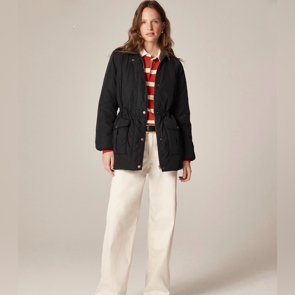 NWT! | J. CREW Women’s Puffer Barn Jacket with PrimaLoft | Black | Size XS - Picture 15 of 16